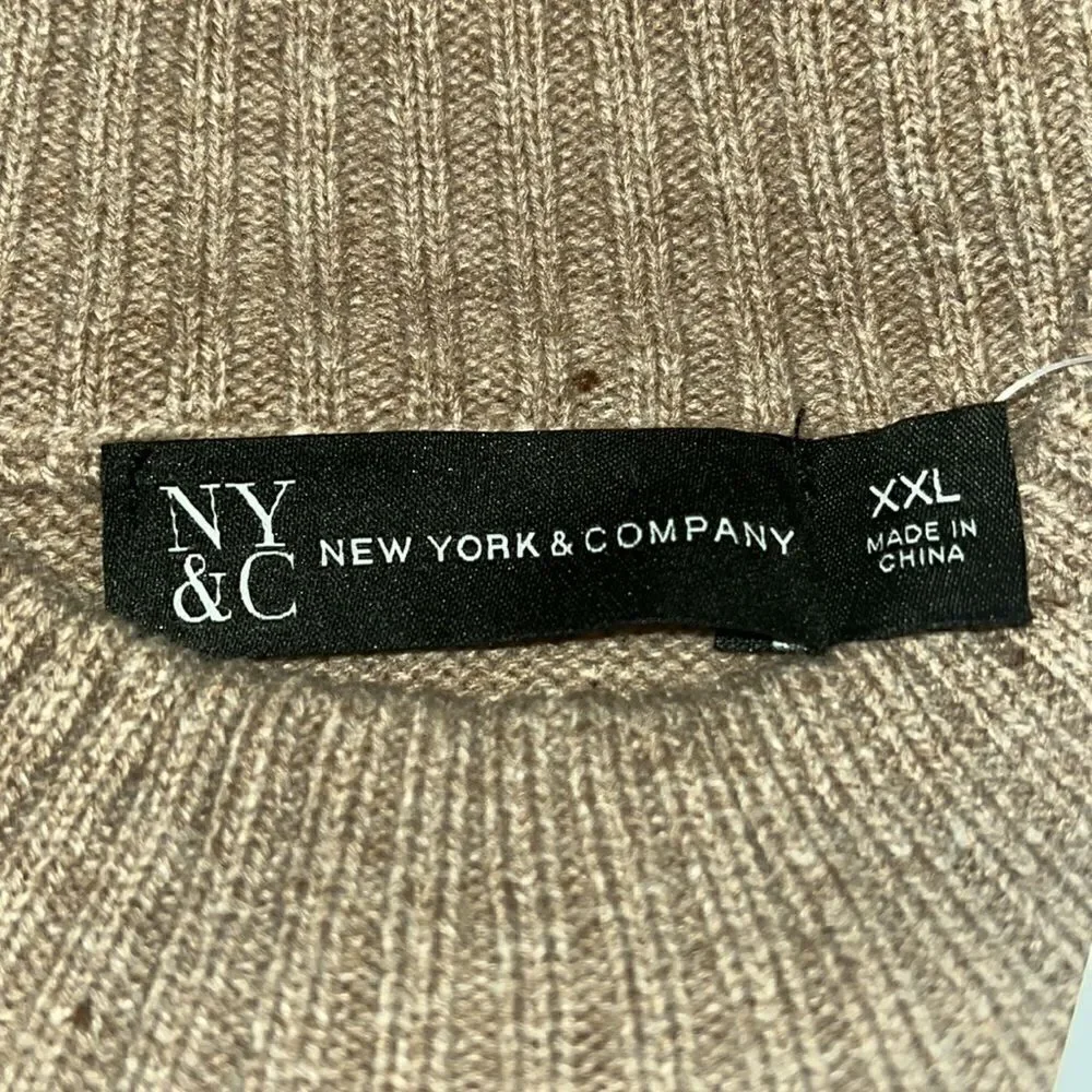 NY&Co Cable-Knit Cut-Out Pullover Sweater